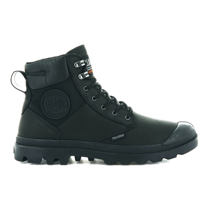 Dámské Boty Palladium Pampa Shield WP+ LTH Černé | CZ IBK-63U